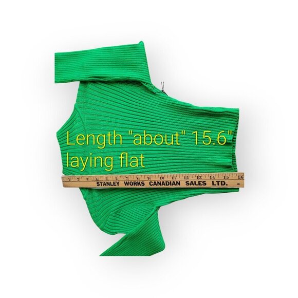 Revolve Superdown Milenka Ribbed Crop Sweater XS - Picture 14 of 15